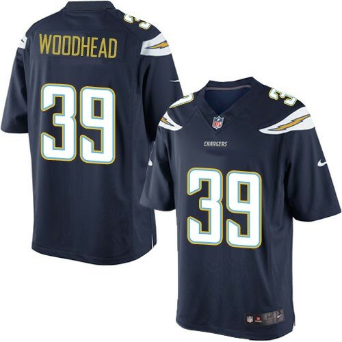 Limited Nike Men's Danny Woodhead Navy Blue Home Jersey: NFL #39 San Diego Chargers