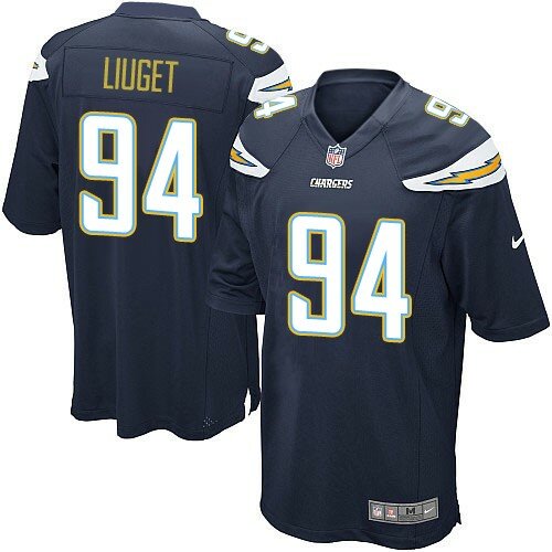 Game Nike Men's Corey Liuget Navy Blue Home Jersey: NFL #94 San Diego Chargers