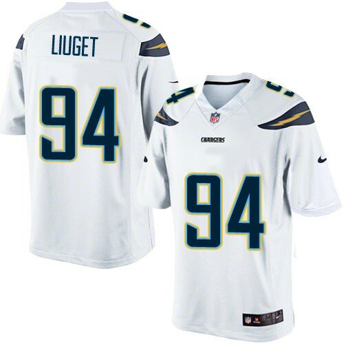 Elite Nike Youth Corey Liuget White Road Jersey: NFL #94 San Diego Chargers