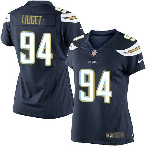 Elite Nike Women's Corey Liuget Navy Blue Home Jersey: NFL #94 San Diego Chargers