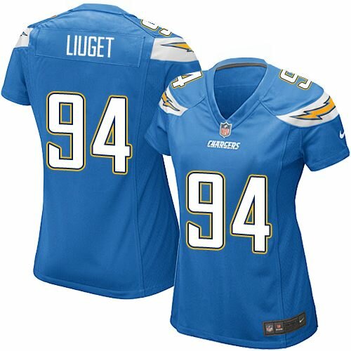 Game Nike Women's Corey Liuget Electric Blue Alternate Jersey: NFL #94 San Diego Chargers