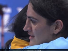 Indian Womens Kabaddi Team In Tears After Countrys Historic 100th Medal In Asian Games