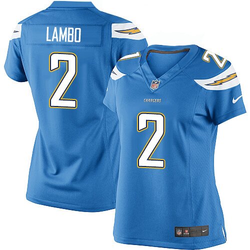 Elite Nike Women's Jeromey Clary Electric Blue Alternate Jersey: NFL #66 San Diego Chargers